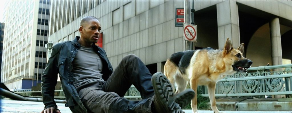 Screenshot from the I am legend movie