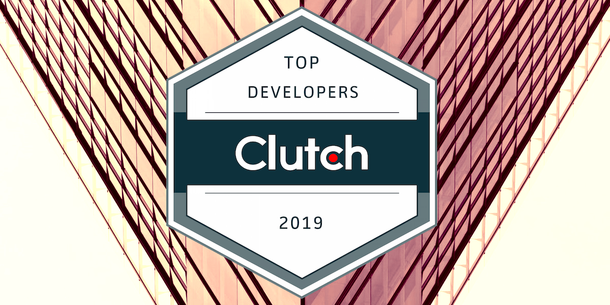 Logo for Clutch 2019 Leading Developers