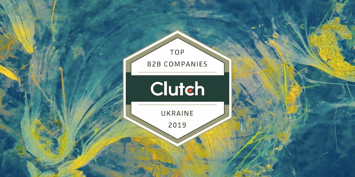 Clutch named AgileEngine a leading B2B company in Ukraine (logo)