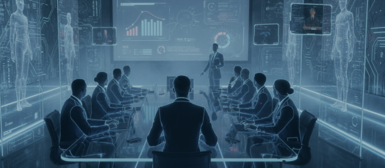 A team leader directing and managing a group of employees who work together to reach a goal, symbolizing effective leadership and coordinated team management