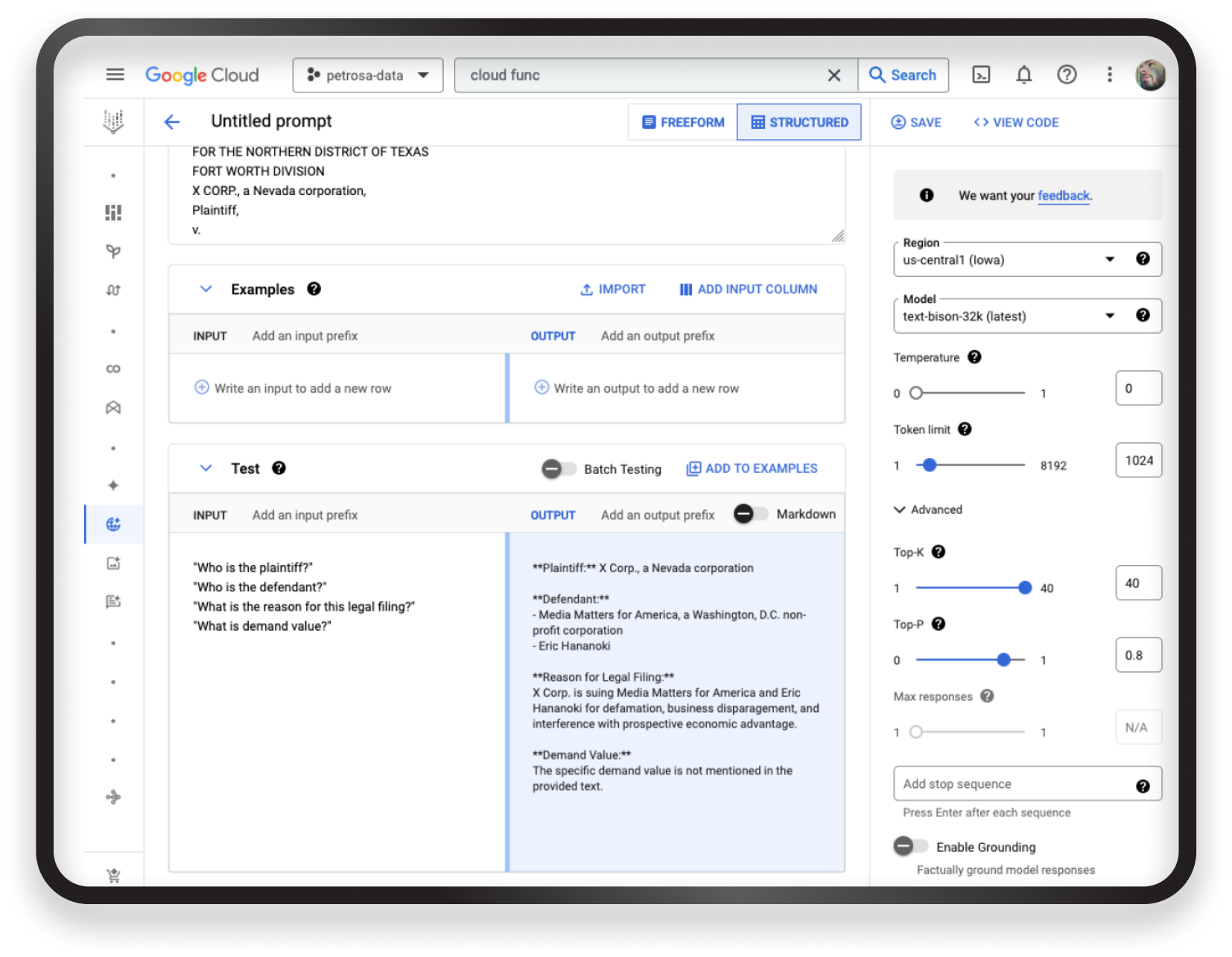 Image: real Results from testing