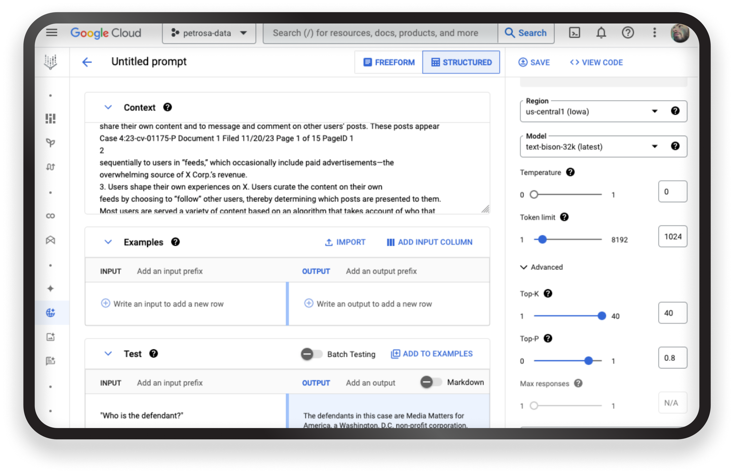 Image: Testing out by hand